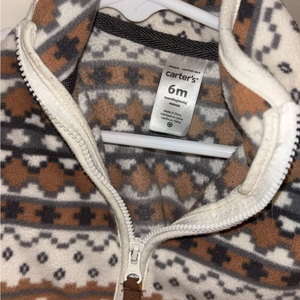 💙 5 for $25 💙 Carter’s Fleece Vest and Tan Pants Set